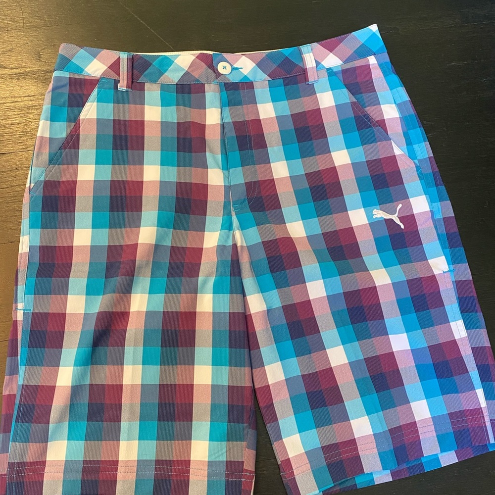 Puma Plaid Men’s Golf Shorts